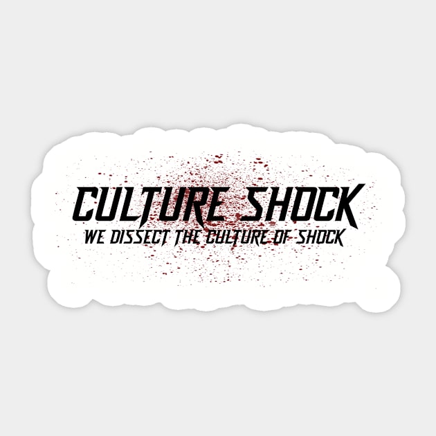 Culture Shock Logo White Sticker by It Came From The 508